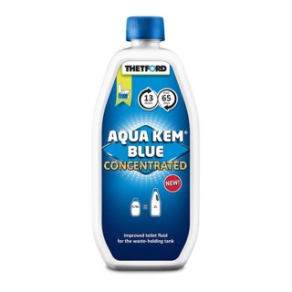 1 - Aqua Kem Blue 0,78 litros de líquido de água preta para banheiro químico campista
